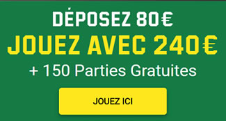 Le site des paris sportifs vous offre jusqu'à 200% de bonus pour jouer aux machines à sous.